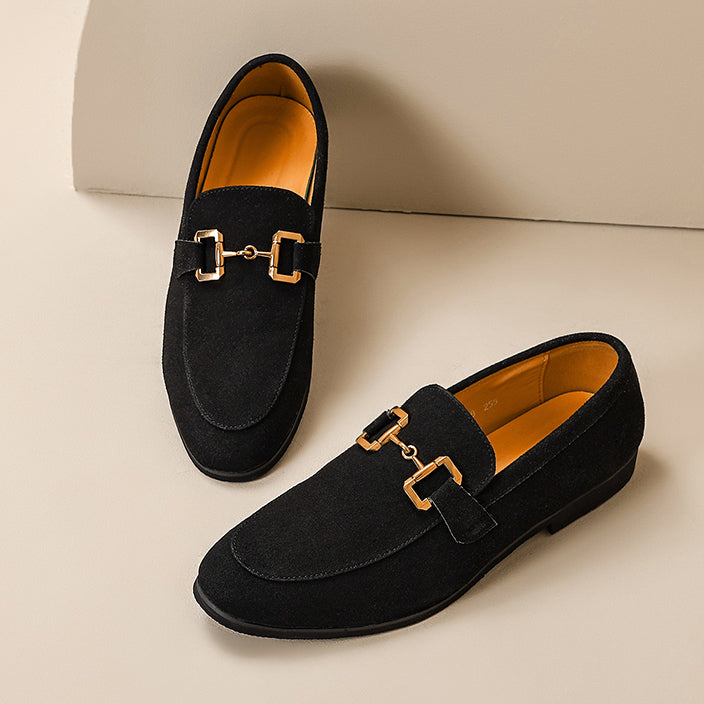 Connor | Men's Slip On Metal Detail Loafers