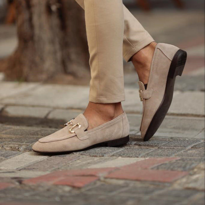 Connor | Men's Slip On Metal Detail Loafers