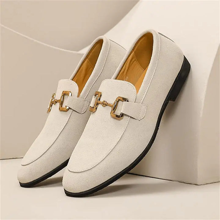 Connor | Men's Slip On Metal Detail Loafers