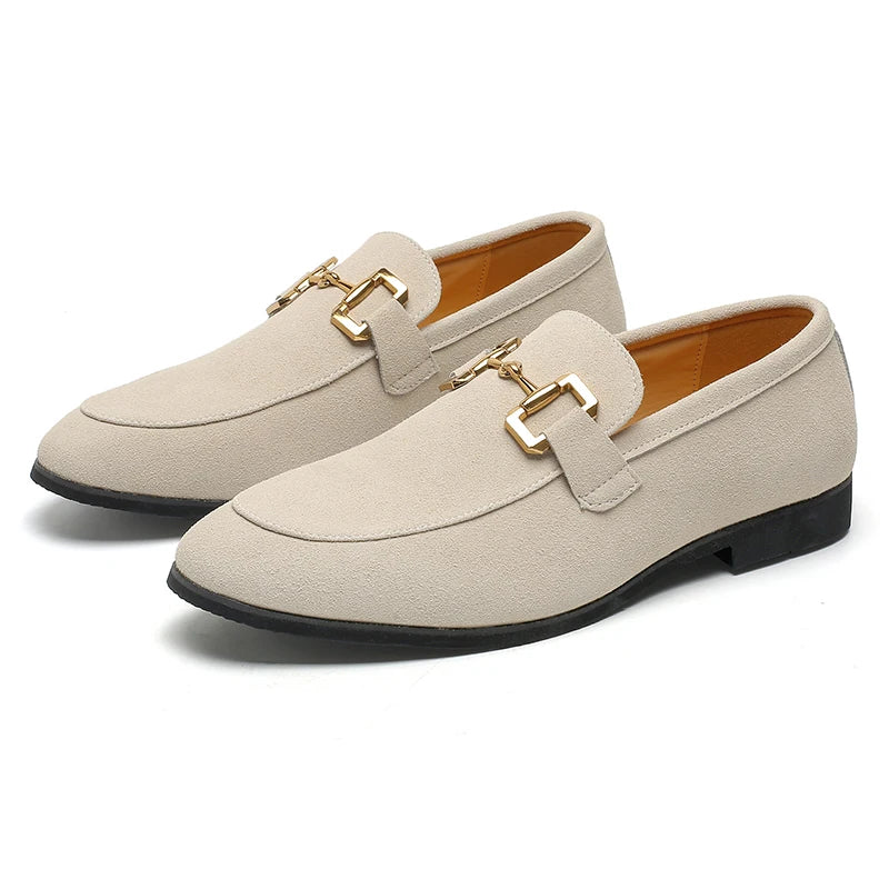 Connor | Men's Slip On Metal Detail Loafers