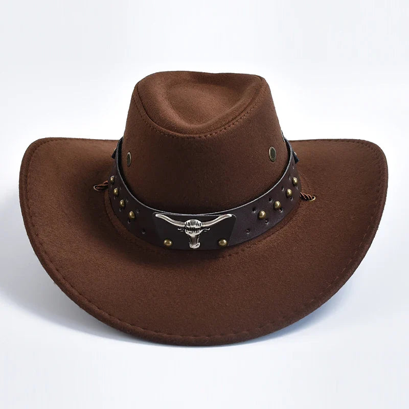 Derek | Men's Wide Brim Western Cowboy Hat