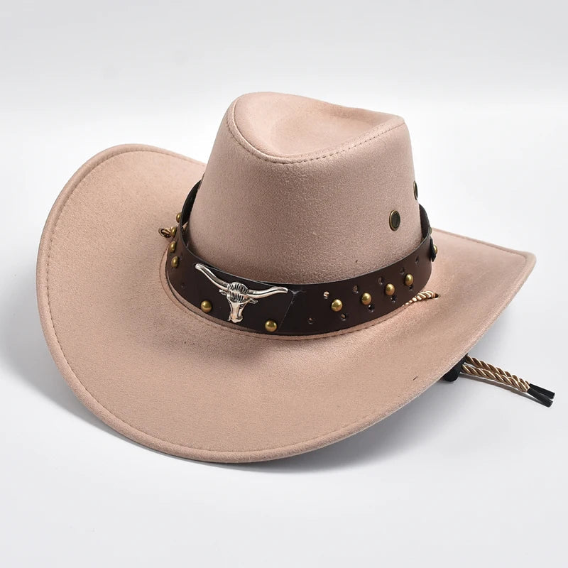 Derek | Men's Wide Brim Western Cowboy Hat