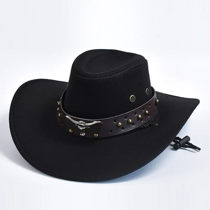 Derek | Men's Wide Brim Western Cowboy Hat