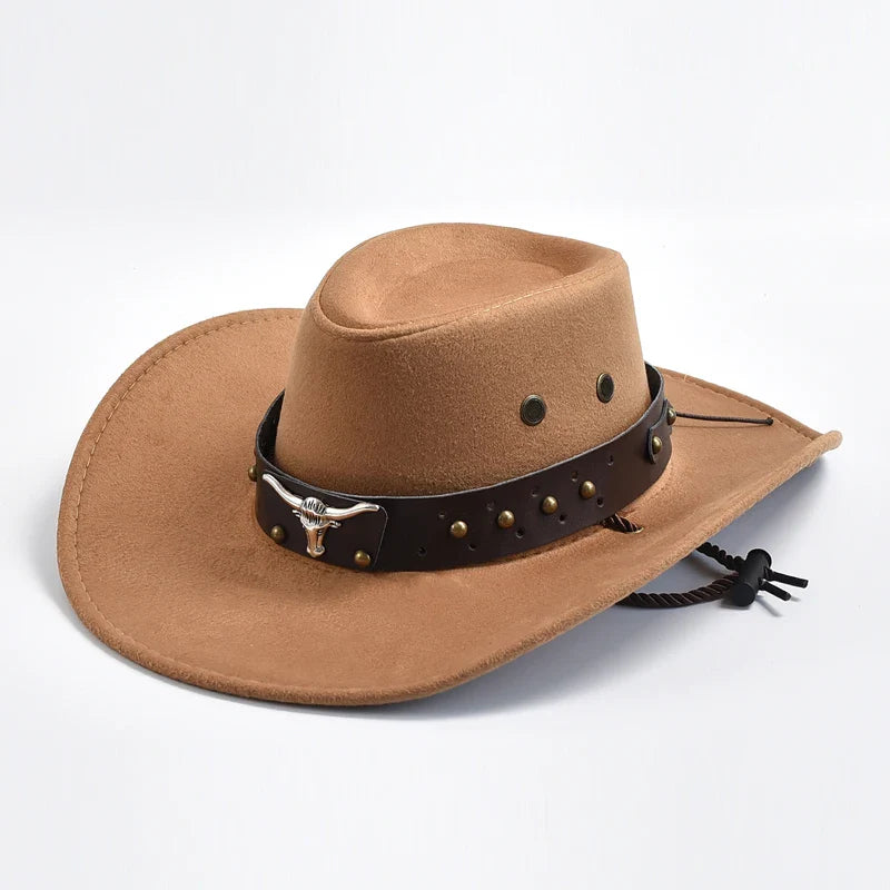 Derek | Men's Wide Brim Western Cowboy Hat