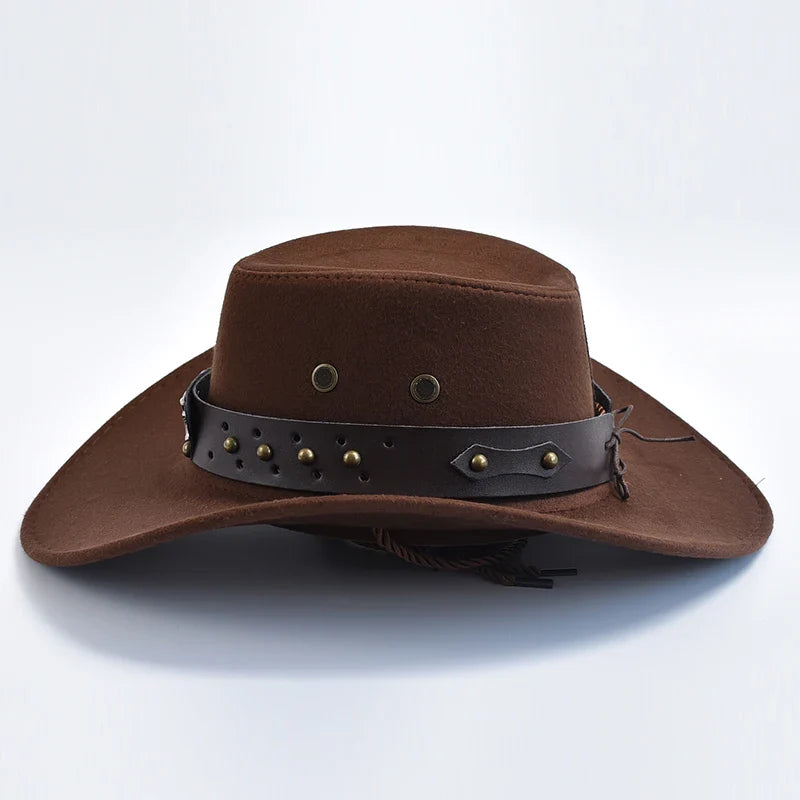 Derek | Men's Wide Brim Western Cowboy Hat