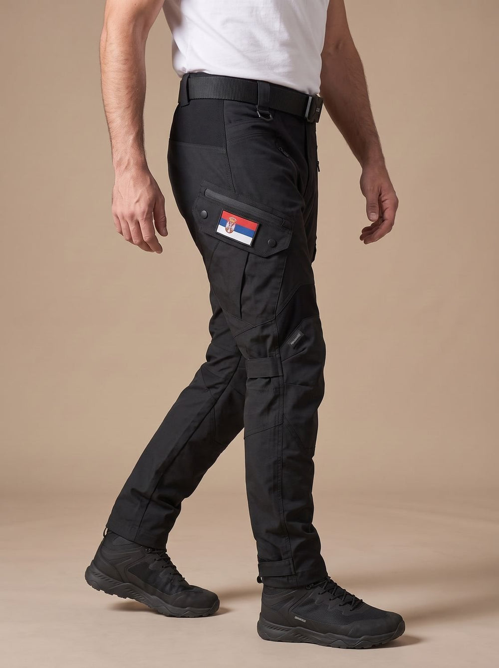 Men's Vulcan Waterproof Tactical Cargo Pants Multi-Pocket - Black