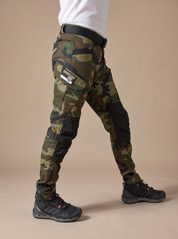 Men's Vulcan Waterproof Tactical Cargo Pants Multi-Pocket - Light Camouflage