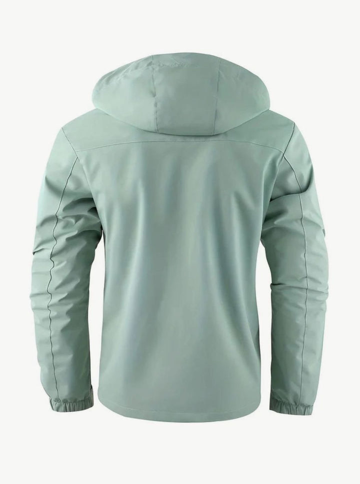 Men's Waterproof Hooded Insulated Winter Jacket Multi-Pocket