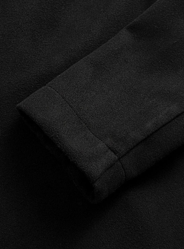Men's Wool Double-Breasted Tailored Overcoat