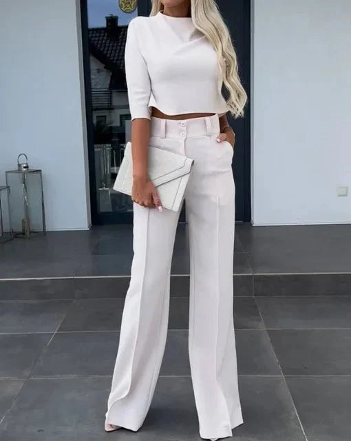 Kayla | Women’s Modern Matching Top And Trousers