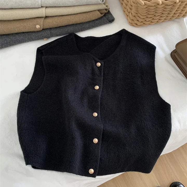Ruby | Women’s Button-Up Sleeveless Casual Vest