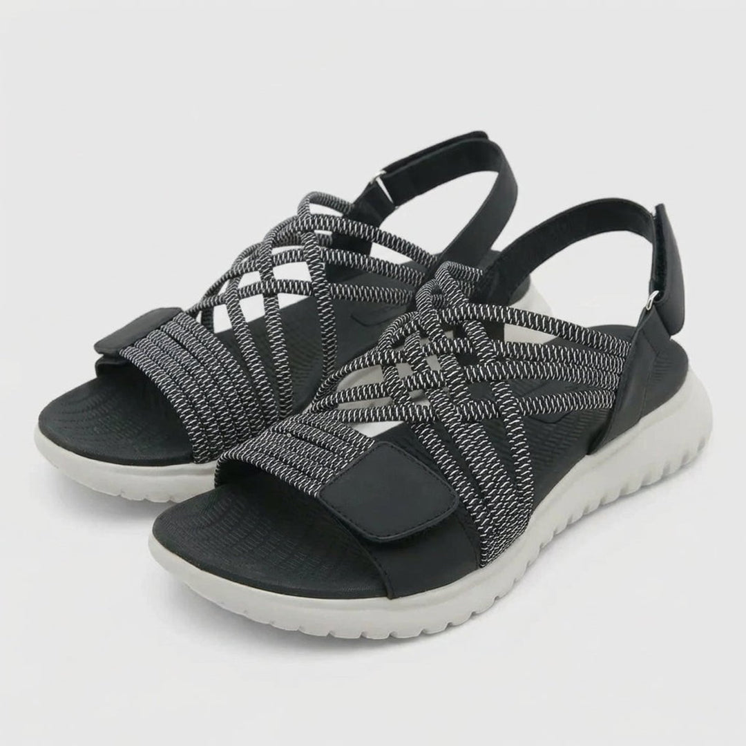 Orthopedic Sandals Criss-Cross Strappy Adjustable Comfort