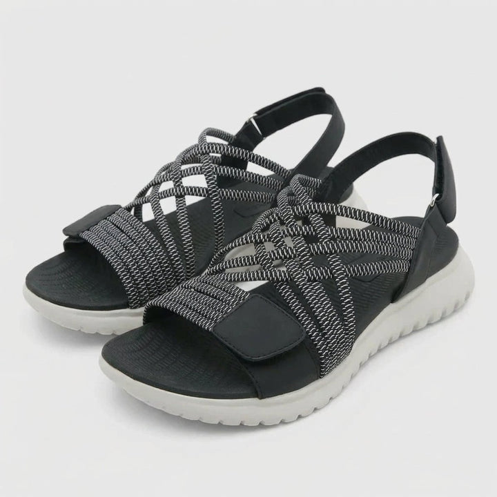 Orthopedic Sandals Criss-Cross Strappy Adjustable Comfort