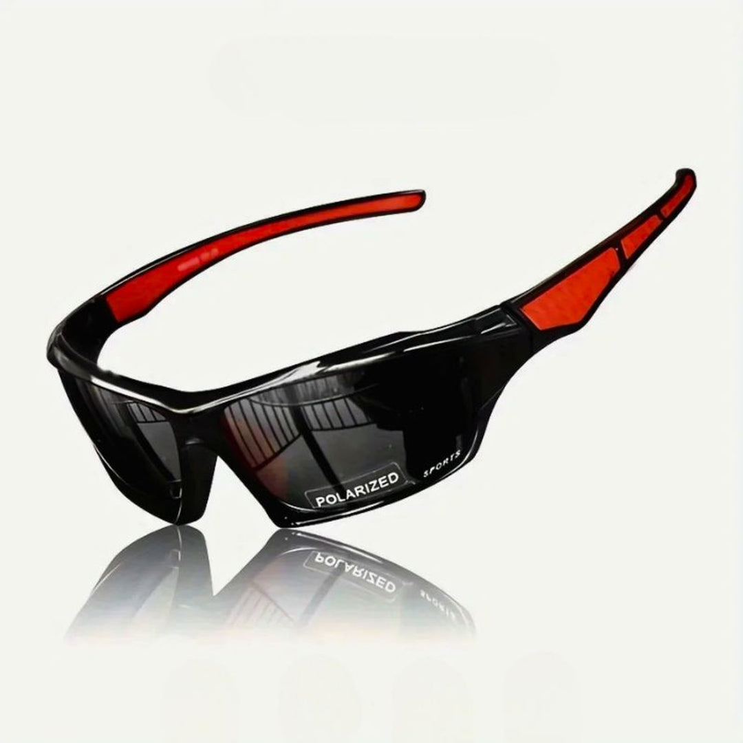 Polarized Shield Sport Sunglasses UV Protection Wraparound