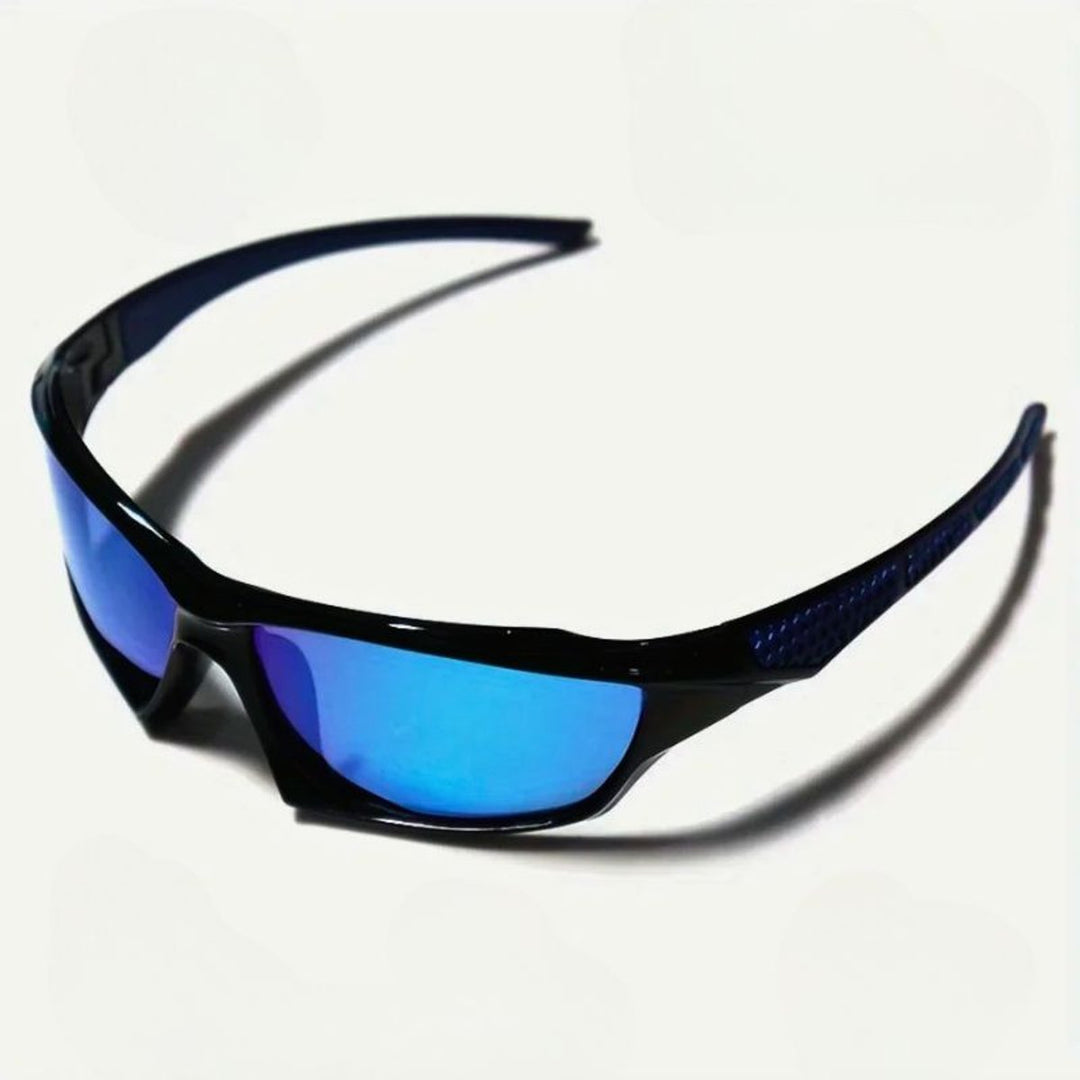 Polarized Shield Sport Sunglasses UV Protection Wraparound