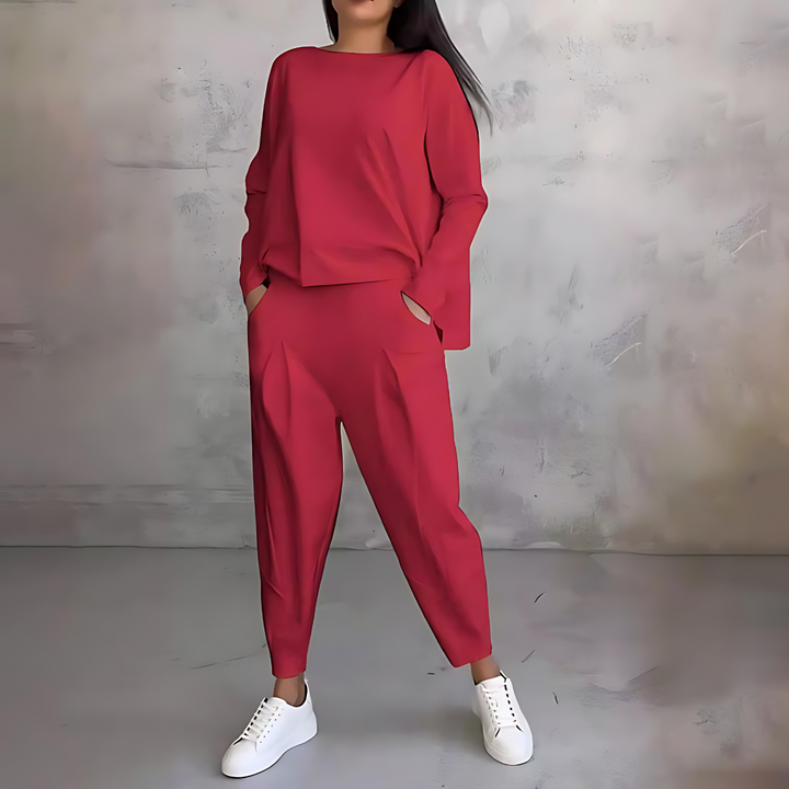 Maya | Women’s Casual Loose-Fit Top And Pants
