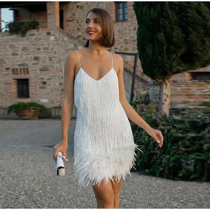 Margaret | Women’s Summer Fitted Sequin Cocktail Mini Dress