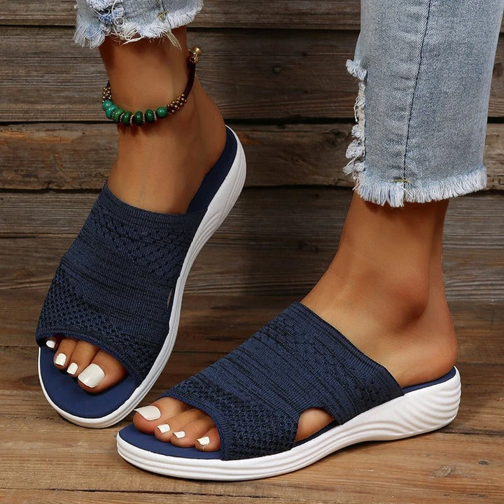 Rose | Womens Orthopedic Slip On Slide Sandals