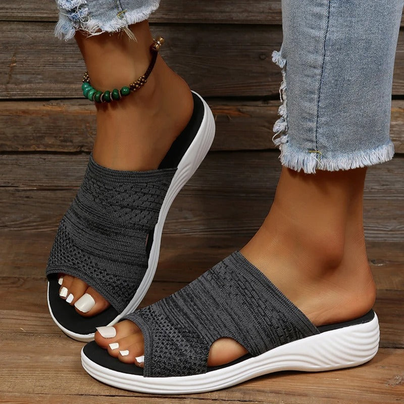 Rose | Womens Orthopedic Slip On Slide Sandals