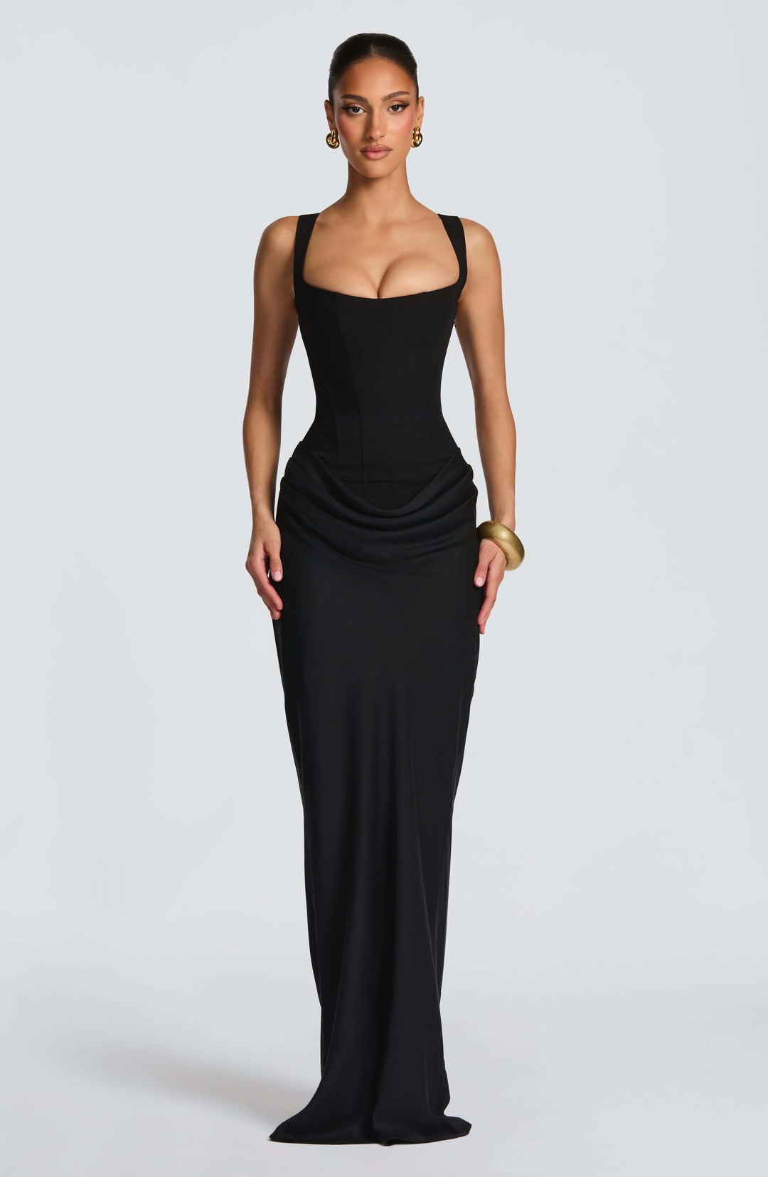 Blair | Women's Sleeveless Bodycon Maxi Wedding Guest Dress