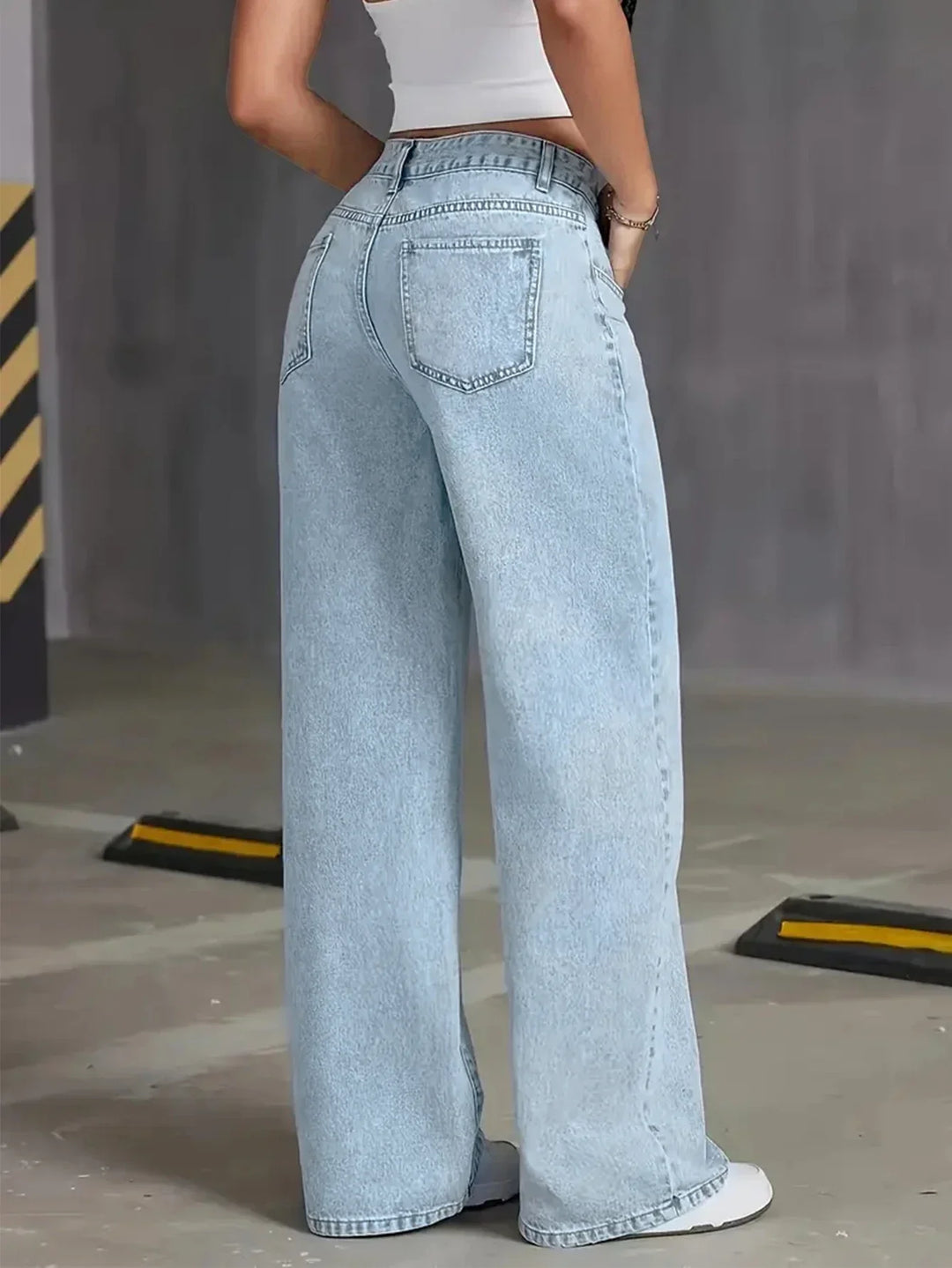 Daisy | Women’s Light Wash Wide Leg Jean