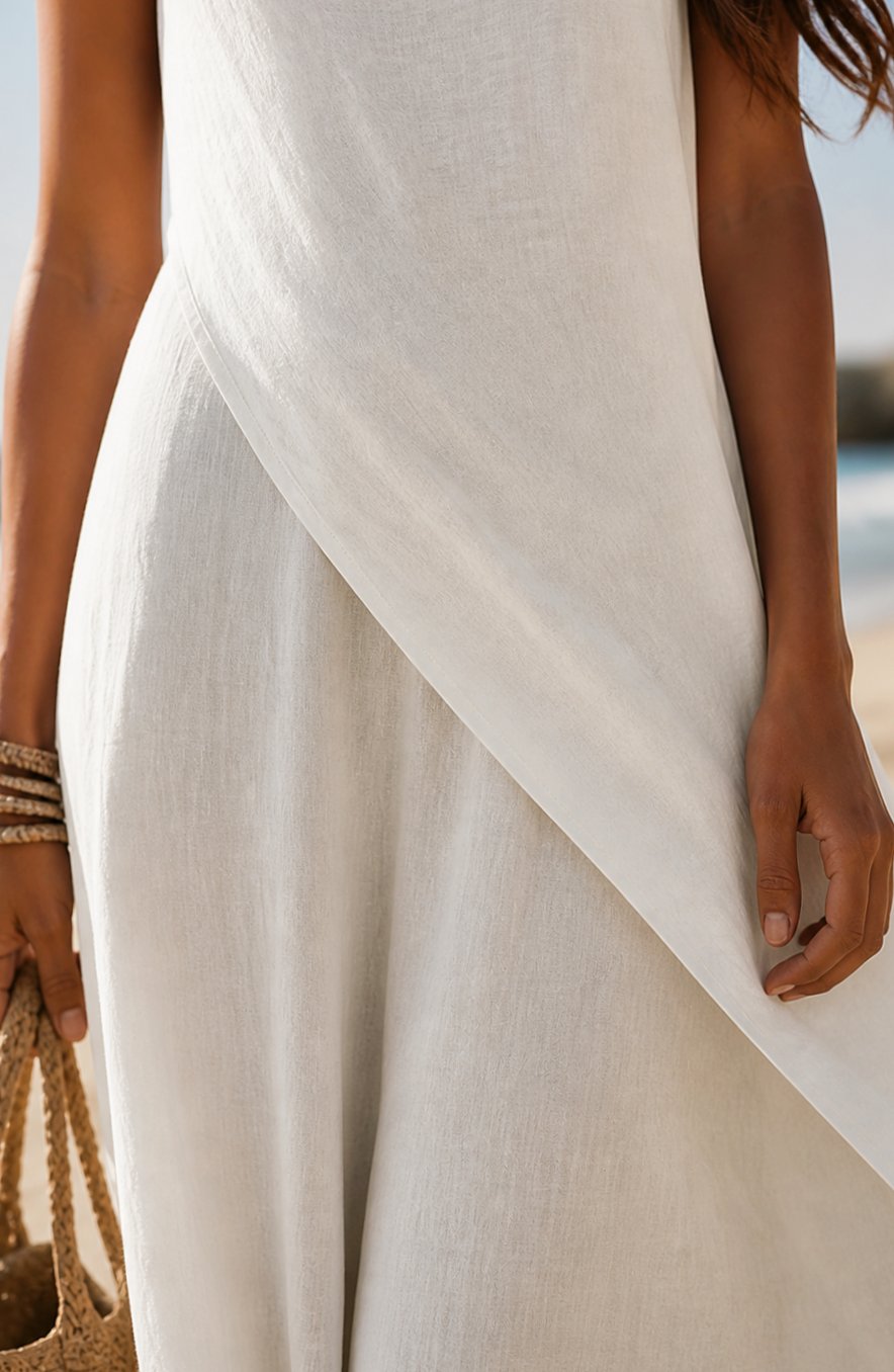 Women's Boho Sleeveless Flowy Maxi Dress