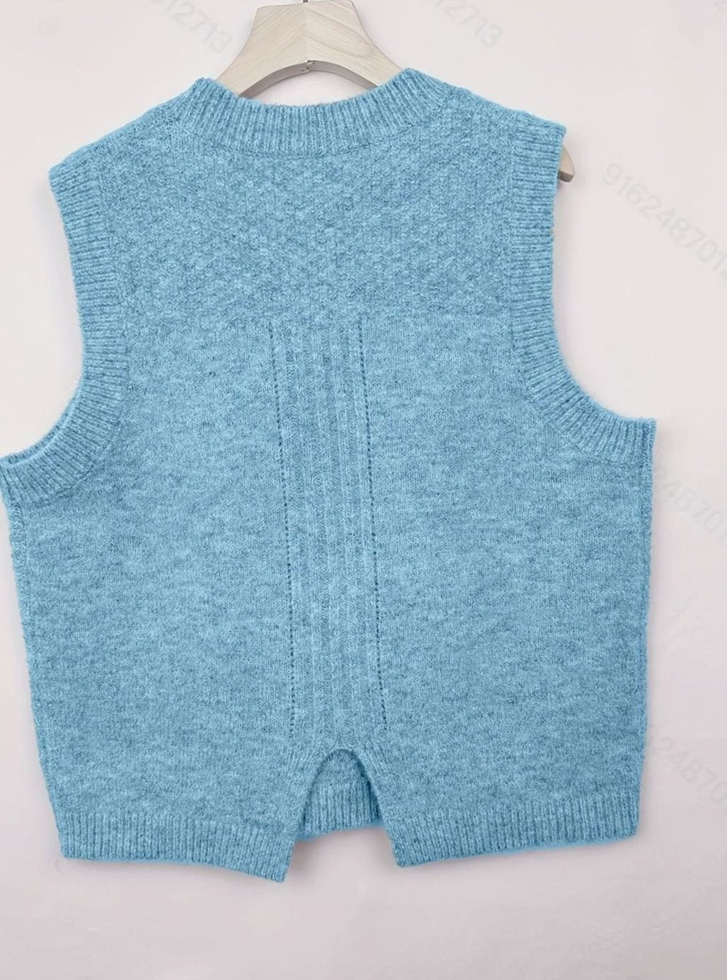 Women's Cable-Knit Sleeveless Pullover Sweater Vest