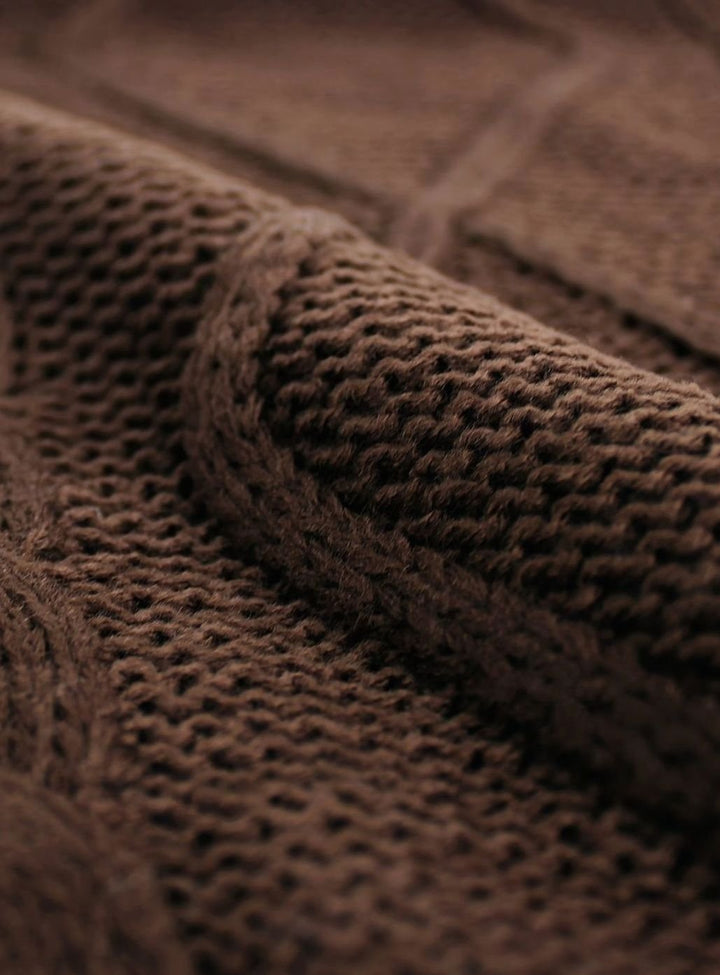 Women's Cable-Knit V-Neck Relaxed-Fit Sweater Vest