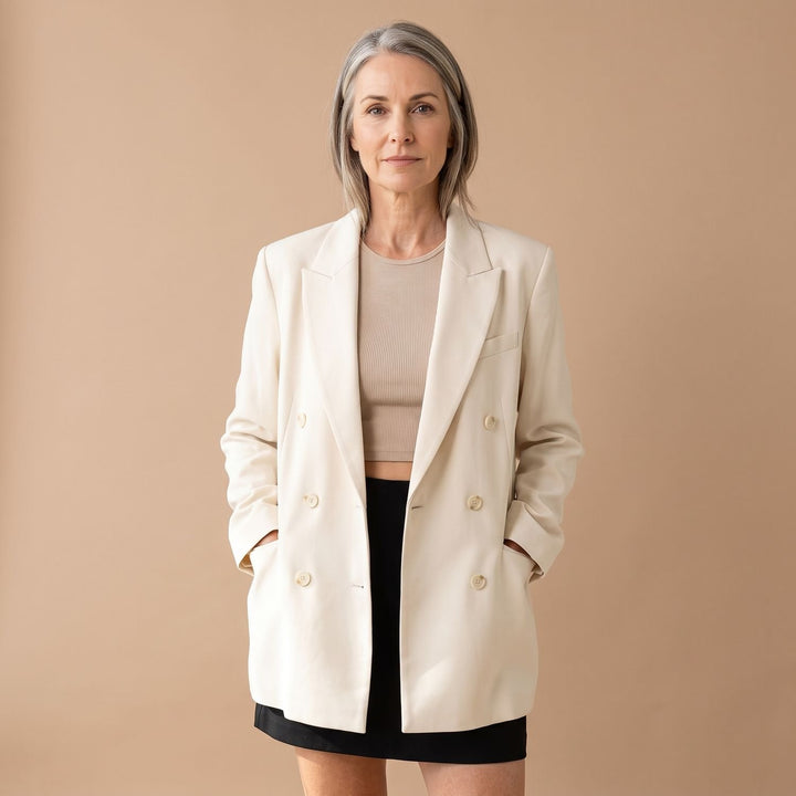 Women's Elegant Chic Oversized Single-Button Blazer