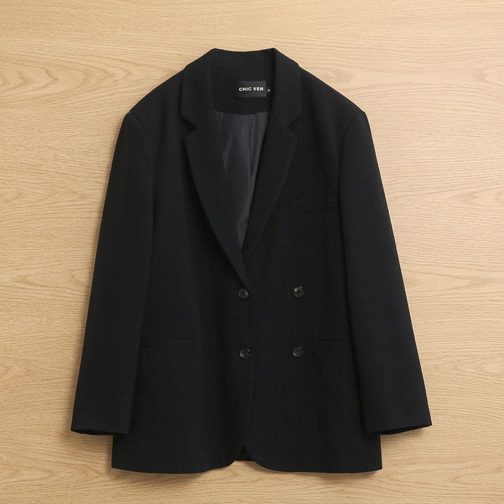 Women's Elegant Chic Oversized Single-Button Blazer