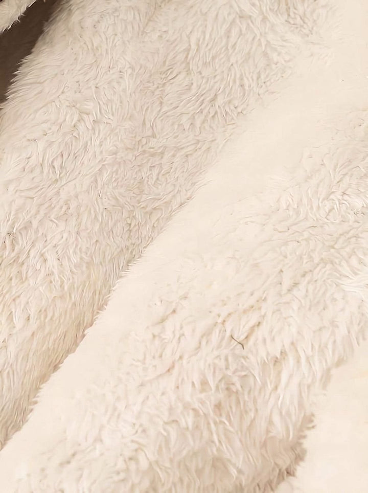Women's Faux-Fur Collar Drawstring-Waist Insulated Parka Coat