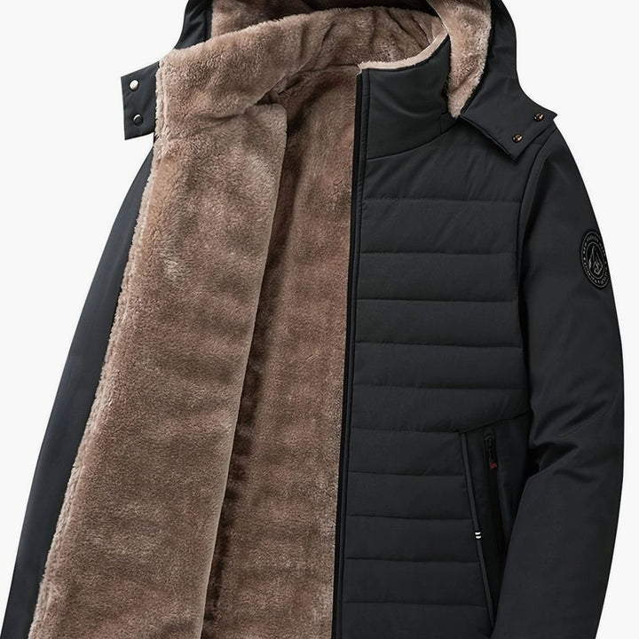 Women's Fleece-Lined Hooded Quilted Jacket