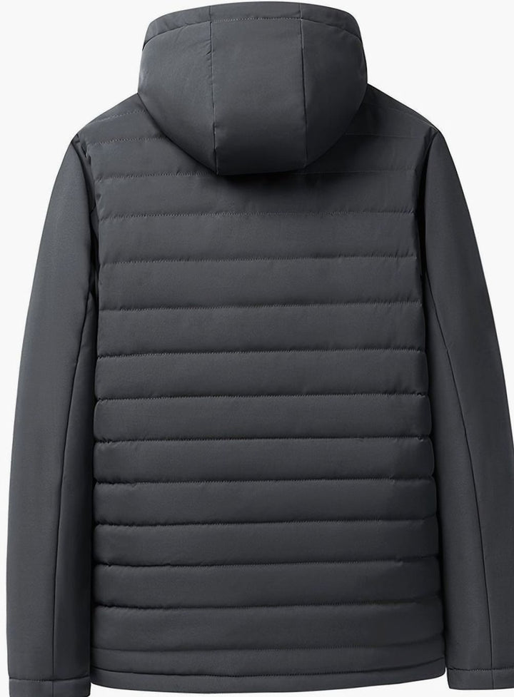 Women's Fleece-Lined Hooded Quilted Jacket