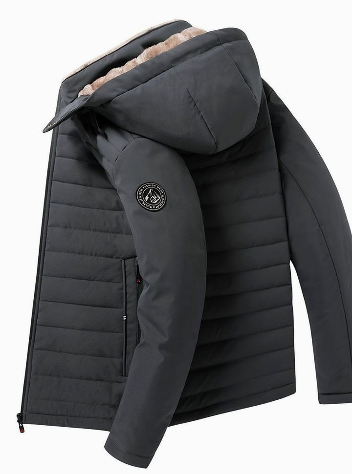 Women's Fleece-Lined Hooded Quilted Jacket