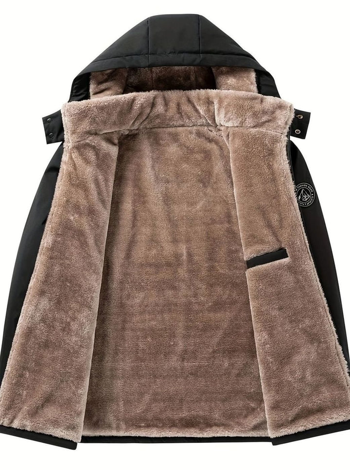 Women's Fleece-Lined Hooded Quilted Jacket