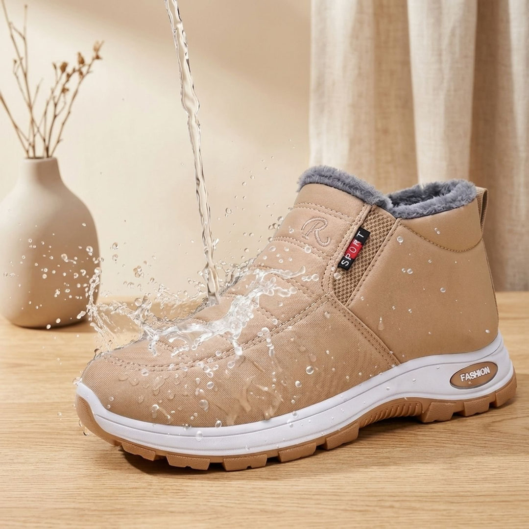 Women's Fleece-Lined Slip-On Ankle Boots