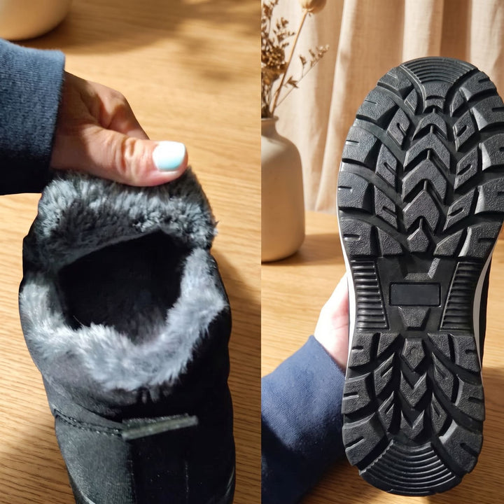 Women's Fleece-Lined Slip-On Ankle Boots