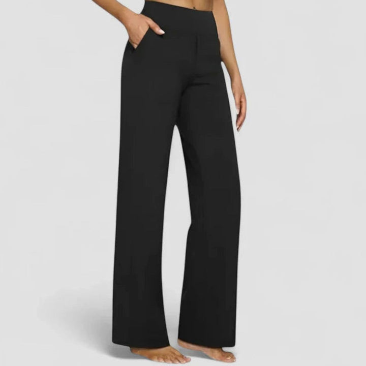 Women's High-Waist Dressy Wide Leg Elegant Trousers