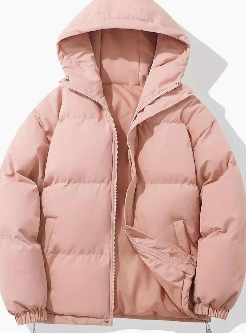 Women's Hooded Quilted Winter Jacket Insulated Puffer Coat