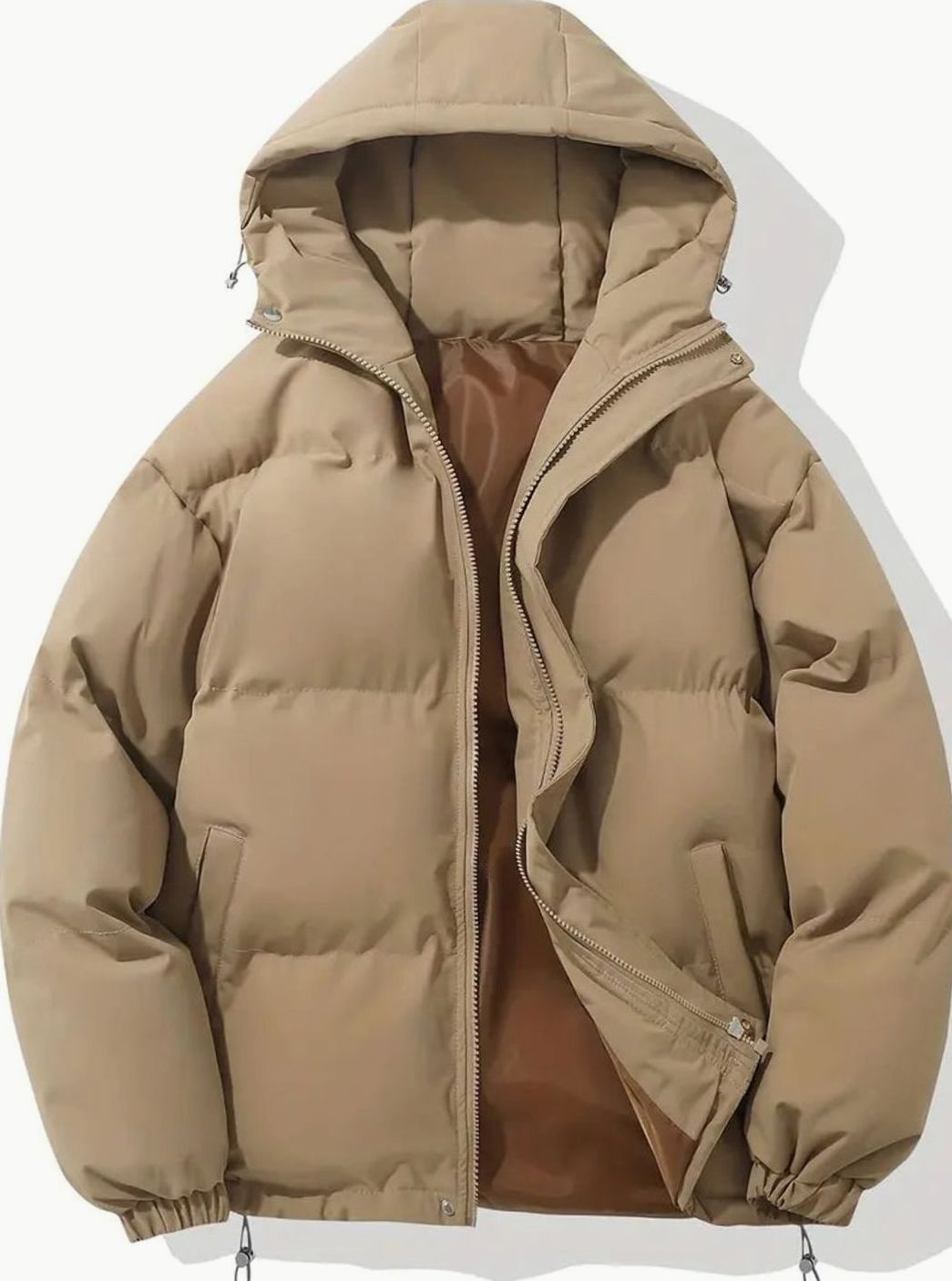 Women's Hooded Quilted Winter Jacket Insulated Puffer Coat