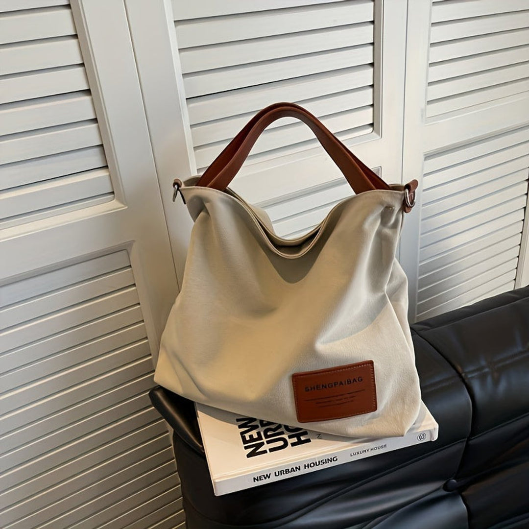 Women's Large Canvas Tote Bag Adjustable Shoulder Strap