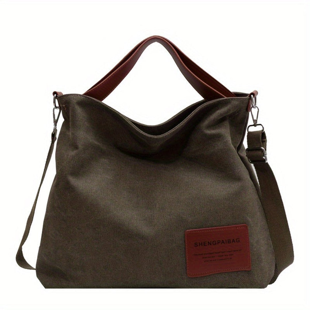 Women's Large Canvas Tote Bag Adjustable Shoulder Strap
