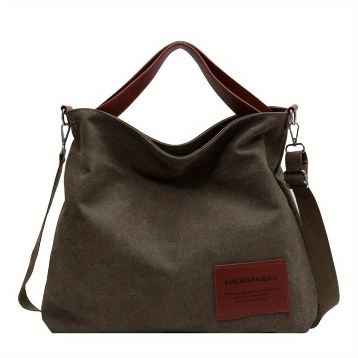 Women's Large Canvas Tote Bag Adjustable Shoulder Strap