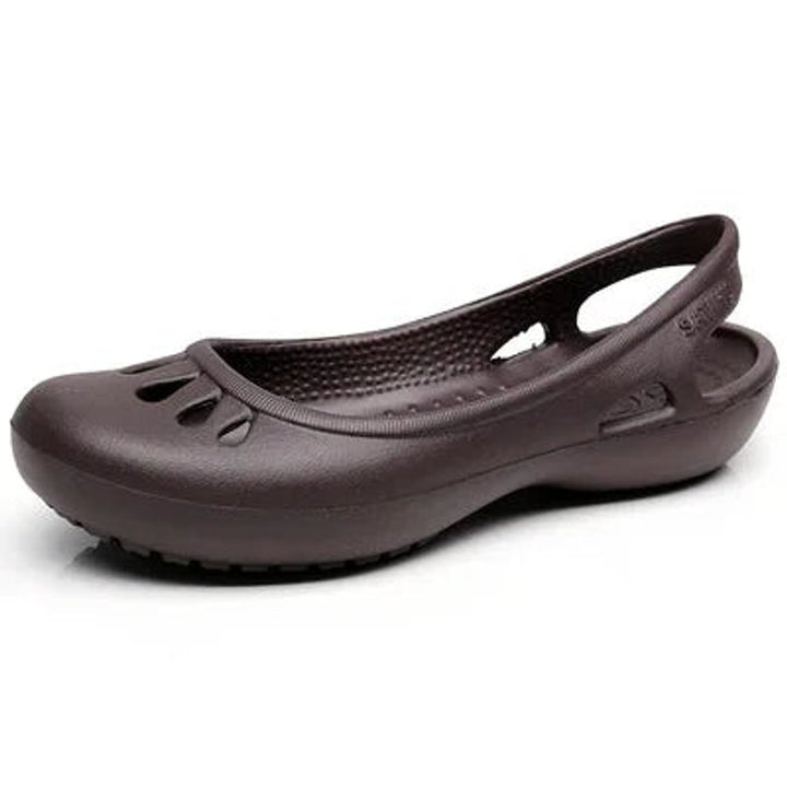Women's Lightweight Waterproof Jelly Comfortable Sandals Slingback Flats
