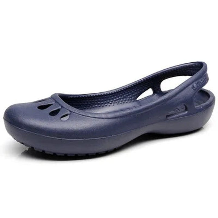 Women's Lightweight Waterproof Jelly Comfortable Sandals Slingback Flats