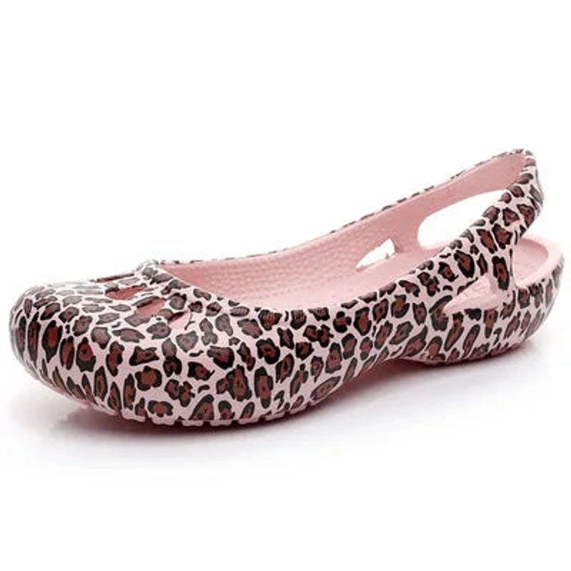 Women's Lightweight Waterproof Jelly Comfortable Sandals Slingback Flats