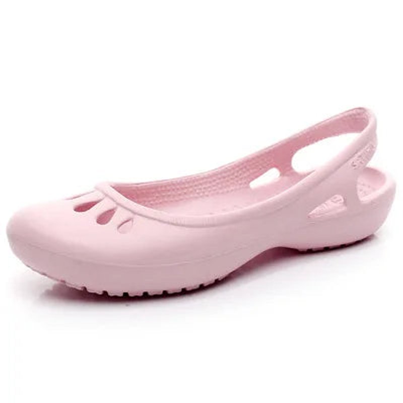 Women's Lightweight Waterproof Jelly Comfortable Sandals Slingback Flats