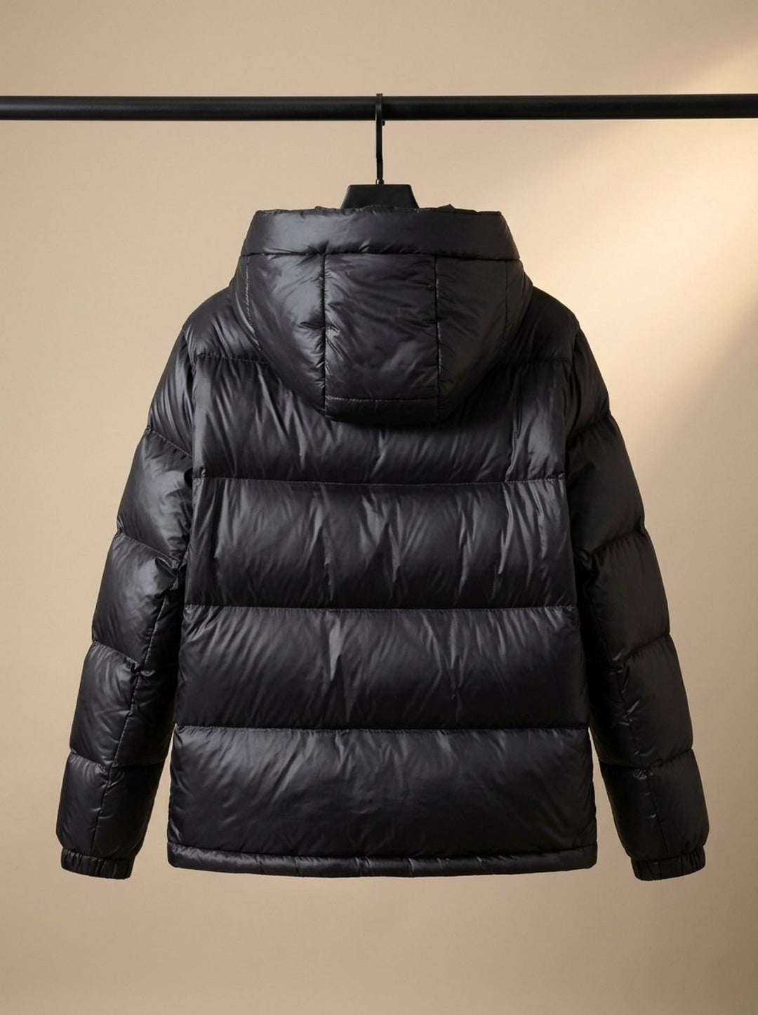 Women's Longline Quilted Hooded Puffer Jacket