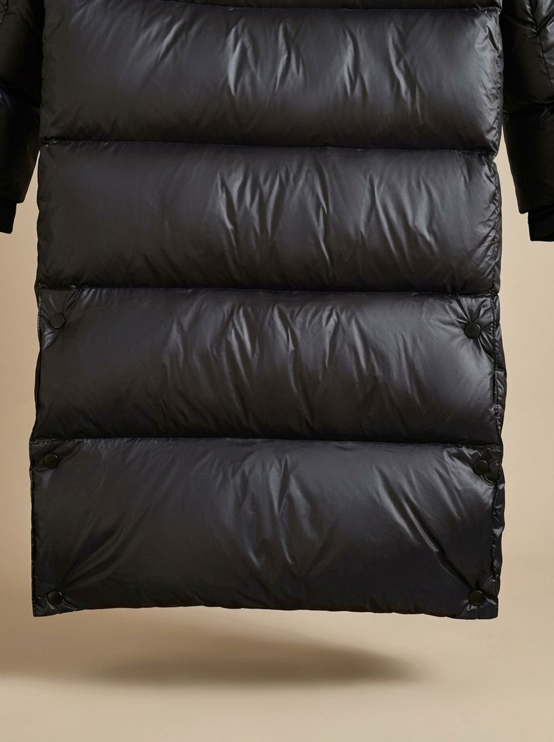 Women's Longline Quilted Hooded Puffer Jacket