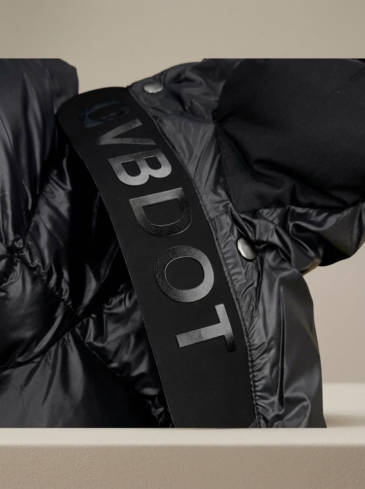 Women's Longline Quilted Hooded Puffer Jacket